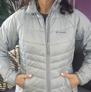Columbia Women's Silver Puffer Jacket
